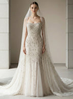 MPSY-B135 Add-on : Long Beaded Veil only